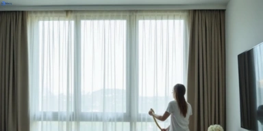 Delicate sheer drape cleaning battery-hill Matty Curtain Cleaning