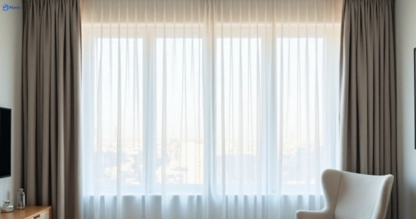 Restored vibrant drapes in battery-hill QLD after Matty Curtain Cleaning