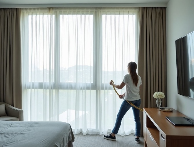 Battery Hill Sheer Curtain Cleaning
